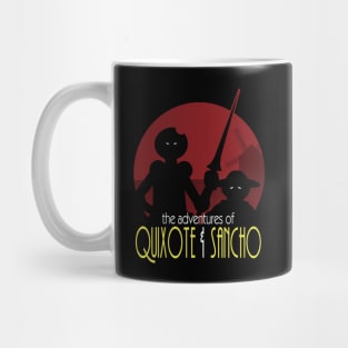 The adventures of Quixote and Sancho Mug